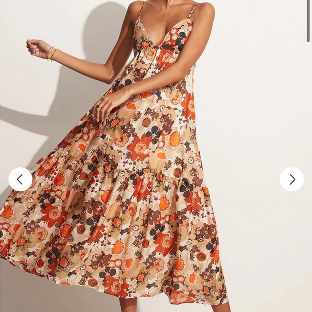 NWOT Faithfull the Brand Anisha Maxi Dress Kaiya Floral Print